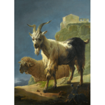 A Goat and a Sheep in an Italianate Landscape