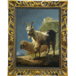 A Goat and a Sheep in an Italianate Landscape