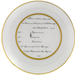 Infantry and Artillery Divisions Porcelain Military Plate