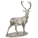 English Silver Model of a Stag.