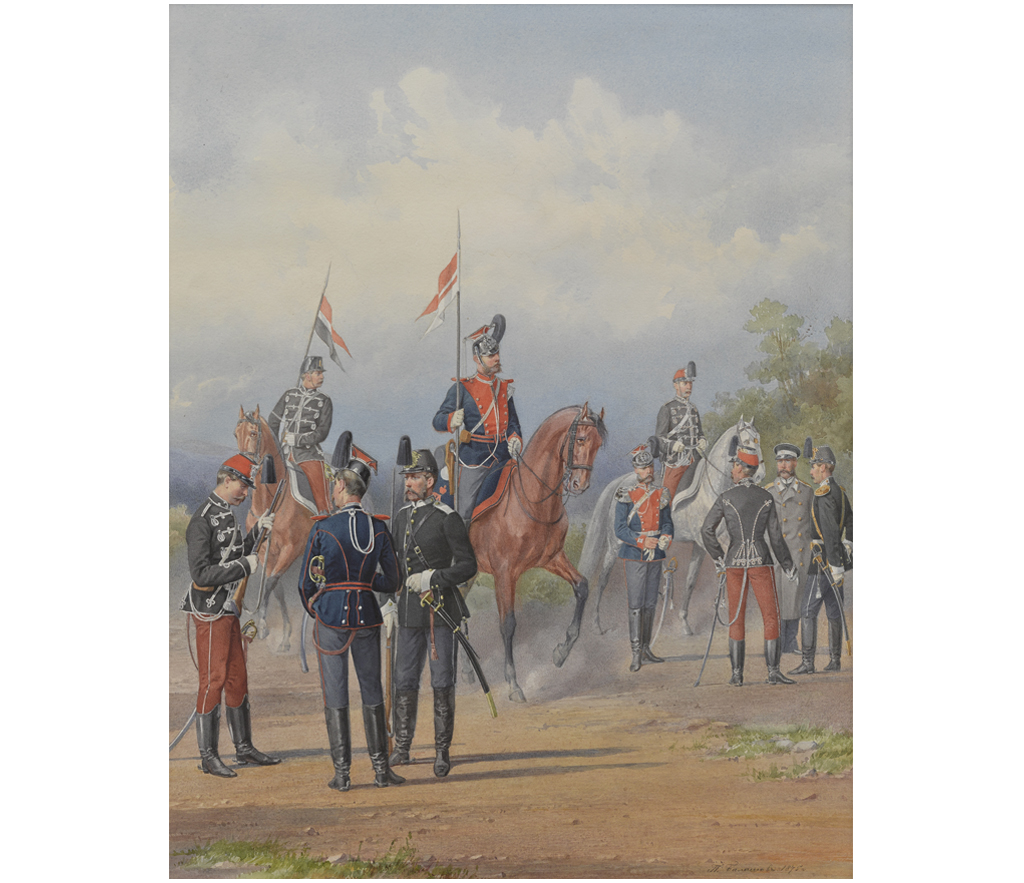Officers and Men of the 5th Cavalry Division Ruzhnikov Art