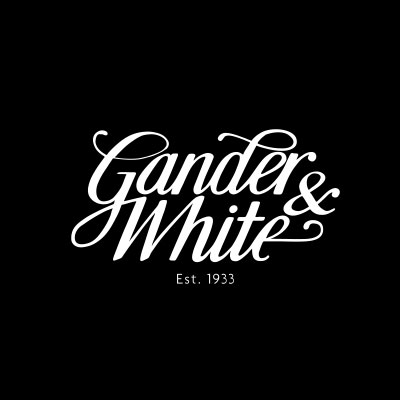 Art logistics company, Gander and White logo.