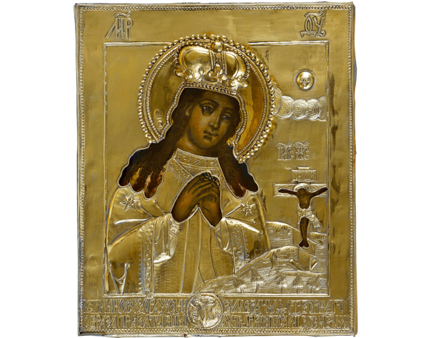 Icon of The Akhtyrskaya Mother of God.