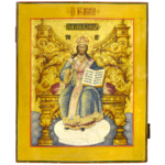 19th century icon of Christ Enthroned.